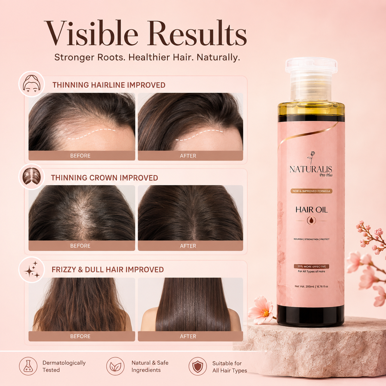 Natural Pro Plus Hair Oil - 200ml