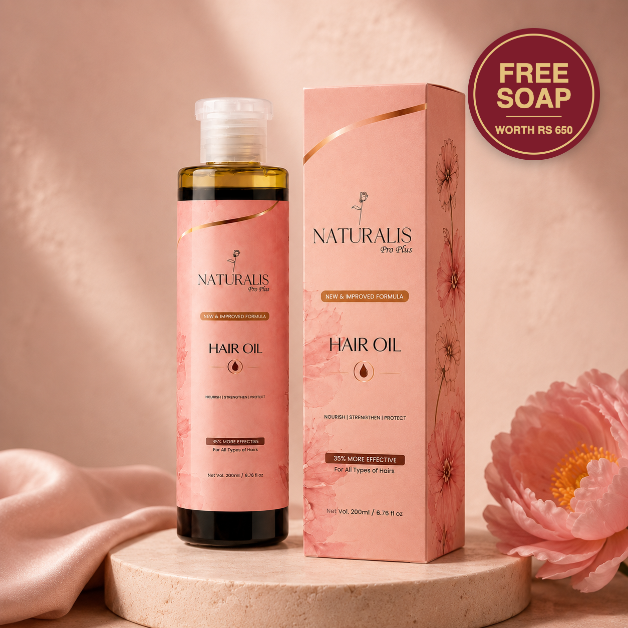 Natural Pro Plus Hair Oil - 200ml